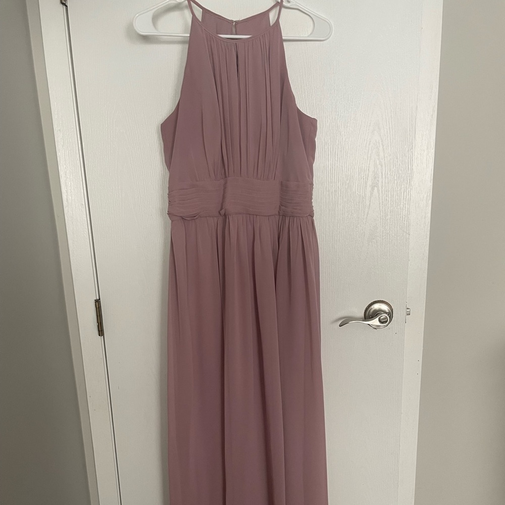 Dusty rose bridesmaid/mother of the bride/groom dress; size 10